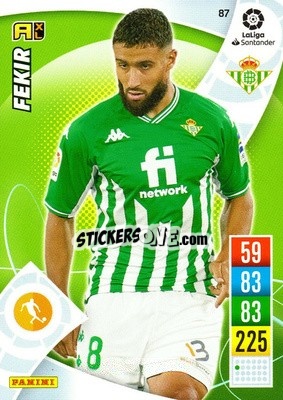 Sticker Nabil Fekir - Liga Santander 2021-2022. Adrenalyn XL
 n. 87 - Panini