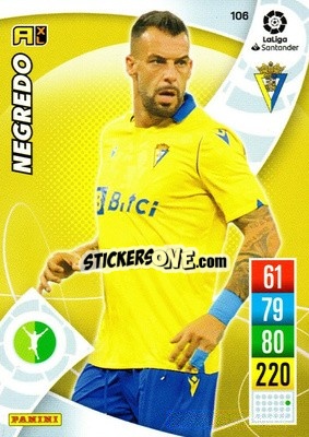 Sticker Negredo - Liga Santander 2021-2022. Adrenalyn XL
 n. 106 - Panini