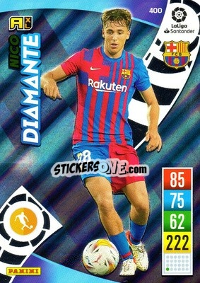 Sticker Nico González - Liga Santander 2021-2022. Adrenalyn XL
 n. 400 - Panini