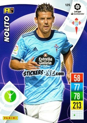Sticker Nolito - Liga Santander 2021-2022. Adrenalyn XL
 n. 125 - Panini