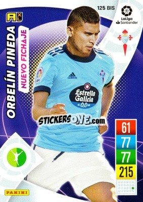 Sticker Orbelin Pineda - Liga Santander 2021-2022. Adrenalyn XL
 n. 125bis - Panini