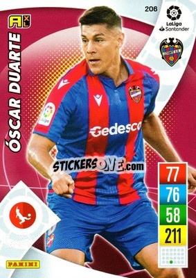 Figurina Óscar Duarte - Liga Santander 2021-2022. Adrenalyn XL
 - Panini