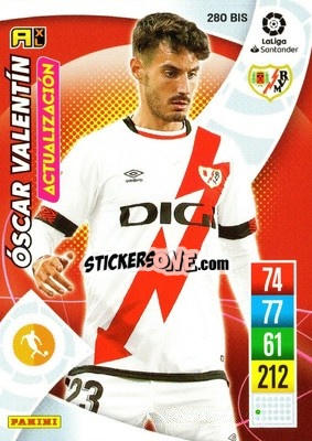 Sticker Óscar Valentín - Liga Santander 2021-2022. Adrenalyn XL
 n. 280bis - Panini