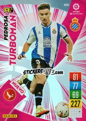 Sticker Pedrosa - Liga Santander 2021-2022. Adrenalyn XL
 n. 496 - Panini