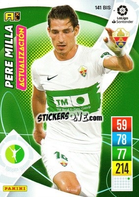 Sticker Pere Milla - Liga Santander 2021-2022. Adrenalyn XL
 n. 141bis - Panini