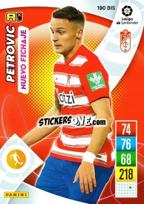 Sticker Petrovic - Liga Santander 2021-2022. Adrenalyn XL
 n. 190bis - Panini