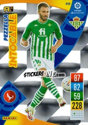 Sticker Pezzella - Liga Santander 2021-2022. Adrenalyn XL
 n. 419 - Panini