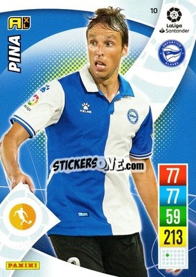 Sticker Pina - Liga Santander 2021-2022. Adrenalyn XL
 n. 10 - Panini