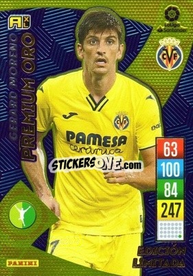 Sticker Gerard Moreno - Liga Santander 2021-2022. Adrenalyn XL
 n. P3 - Panini