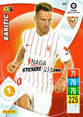Sticker Rakitic - Liga Santander 2021-2022. Adrenalyn XL
 n. 317 - Panini