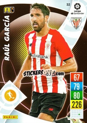 Sticker Raúl García - Liga Santander 2021-2022. Adrenalyn XL
 n. 32 - Panini