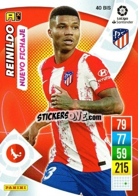 Sticker Reinildo - Liga Santander 2021-2022. Adrenalyn XL
 n. 40bis - Panini