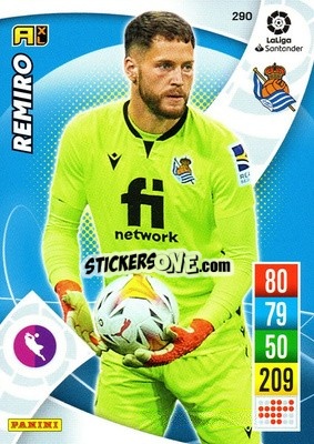 Sticker Remiro - Liga Santander 2021-2022. Adrenalyn XL
 n. 290 - Panini