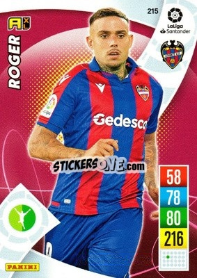 Sticker Roger - Liga Santander 2021-2022. Adrenalyn XL
 n. 215 - Panini