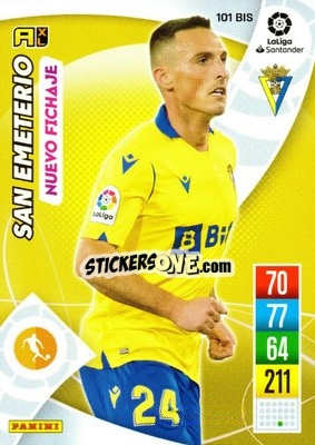 Sticker San Emeterio - Liga Santander 2021-2022. Adrenalyn XL
 n. 101bis - Panini