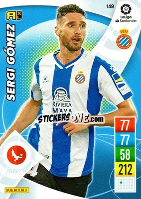 Sticker Sergi Gómez - Liga Santander 2021-2022. Adrenalyn XL
 n. 149 - Panini