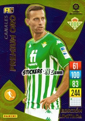 Sticker Sergio Canales - Liga Santander 2021-2022. Adrenalyn XL
 - Panini