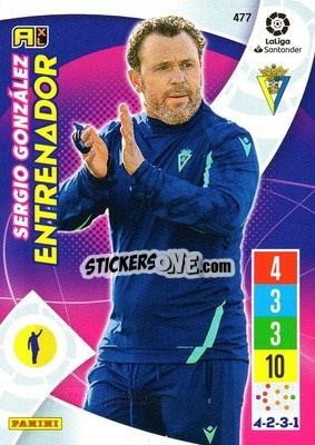 Sticker Sergio González - Liga Santander 2021-2022. Adrenalyn XL
 n. 477 - Panini