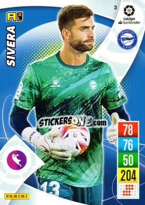 Cromo Sivera - Liga Santander 2021-2022. Adrenalyn XL
 - Panini