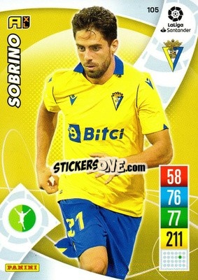 Sticker Sobrino - Liga Santander 2021-2022. Adrenalyn XL
 n. 105 - Panini