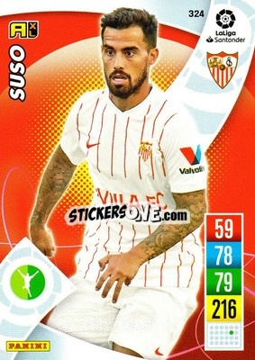 Sticker Suso - Liga Santander 2021-2022. Adrenalyn XL
 n. 324 - Panini