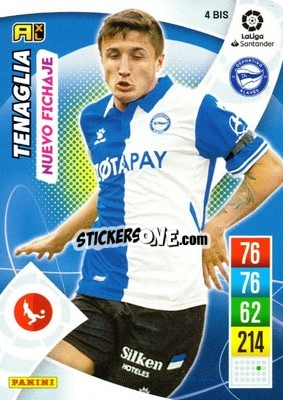 Sticker Tenaglia - Liga Santander 2021-2022. Adrenalyn XL
 n. 4bis - Panini