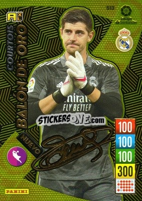 Sticker Thibaut Courtois - Liga Santander 2021-2022. Adrenalyn XL
 n. 513 - Panini