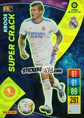 Sticker Toni Kroos - Liga Santander 2021-2022. Adrenalyn XL
 n. 455 - Panini