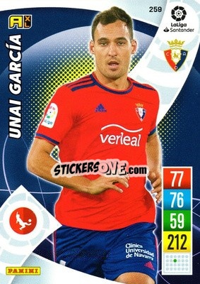 Sticker Unai García - Liga Santander 2021-2022. Adrenalyn XL
 n. 259 - Panini