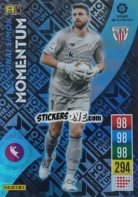 Sticker Unai Simón - Liga Santander 2021-2022. Adrenalyn XL
 n. M1 - Panini