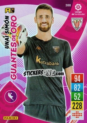 Sticker Unai Simón - Liga Santander 2021-2022. Adrenalyn XL
 n. 388 - Panini