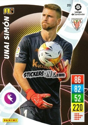 Sticker Unai Simón - Liga Santander 2021-2022. Adrenalyn XL
 n. 20 - Panini
