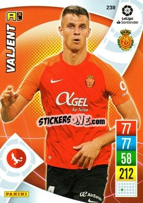 Sticker Valjent - Liga Santander 2021-2022. Adrenalyn XL
 n. 239 - Panini