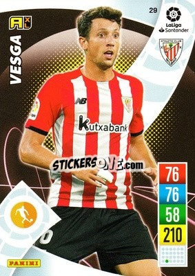 Cromo Vesga - Liga Santander 2021-2022. Adrenalyn XL
 - Panini