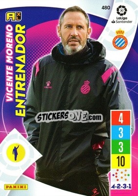 Cromo Vicente Moreno - Liga Santander 2021-2022. Adrenalyn XL
 - Panini