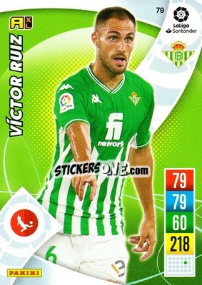 Sticker Víctor Ruiz - Liga Santander 2021-2022. Adrenalyn XL
 n. 79 - Panini