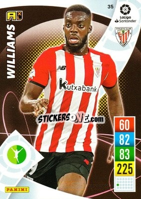 Sticker Williams - Liga Santander 2021-2022. Adrenalyn XL
 n. 35 - Panini