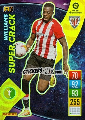 Sticker Williams - Liga Santander 2021-2022. Adrenalyn XL
 n. 443 - Panini