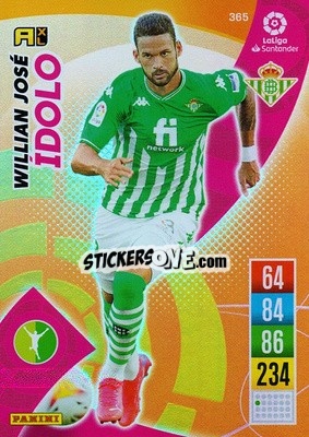 Sticker Willian José - Liga Santander 2021-2022. Adrenalyn XL
 n. 365 - Panini