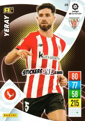 Sticker Yeray - Liga Santander 2021-2022. Adrenalyn XL
 n. 25 - Panini