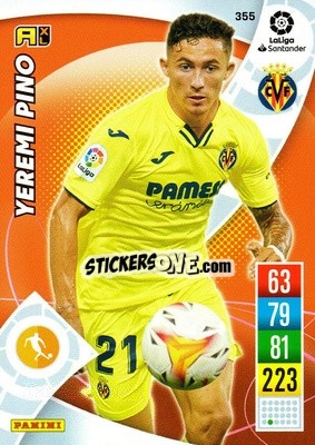 Cromo Yeremi Pino - Liga Santander 2021-2022. Adrenalyn XL
 - Panini