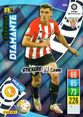 Sticker Zárraga - Liga Santander 2021-2022. Adrenalyn XL
 n. 498 - Panini