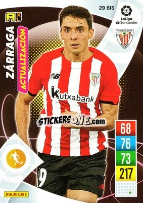 Cromo Zárraga - Liga Santander 2021-2022. Adrenalyn XL
 - Panini