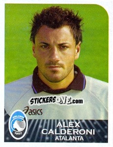 Sticker Alex Calderoni - Calciatori 2002-2003 n. 25 - Panini
