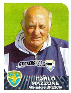 Cromo Carlo Mazzone (Allenatore) - Calciatori 2002-2003 - Panini