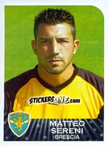 Sticker Matteo Sereni - Calciatori 2002-2003 n. 56 - Panini