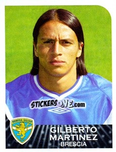Sticker Gilberto Martinez - Calciatori 2002-2003 n. 57 - Panini