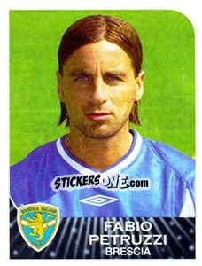 Figurina Fabio Petruzzi - Calciatori 2002-2003 - Panini