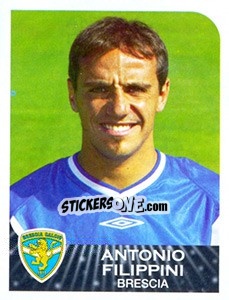 Sticker Antonio Filippini - Calciatori 2002-2003 n. 69 - Panini