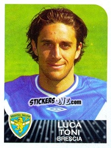 Sticker Luca Toni - Calciatori 2002-2003 n. 71 - Panini